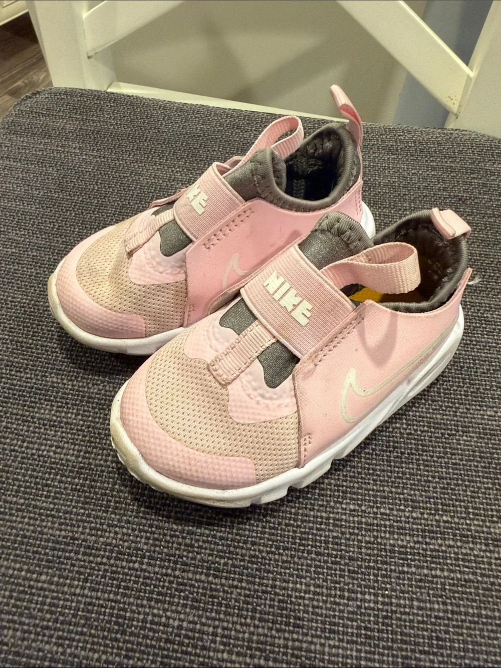 Nike Kids Pink Slip-On Sneaker with White Sole